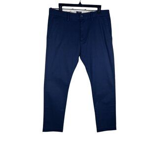 J.Crew Flex Slim Fit Pants Men's Size 32x30 Navy Blue Chinos Casual/Work NEW